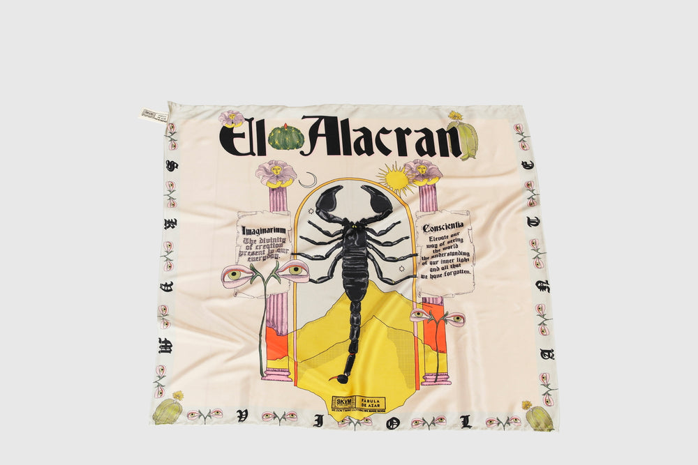 
                  
                    El Alacrán Silk scarve
                  
                